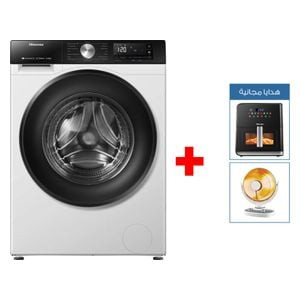Hisense WF3S1043BW - 10.5Kg - 1400RPM - Front Loading Washing Machine - White + Electric Fryer + Carbon Heater