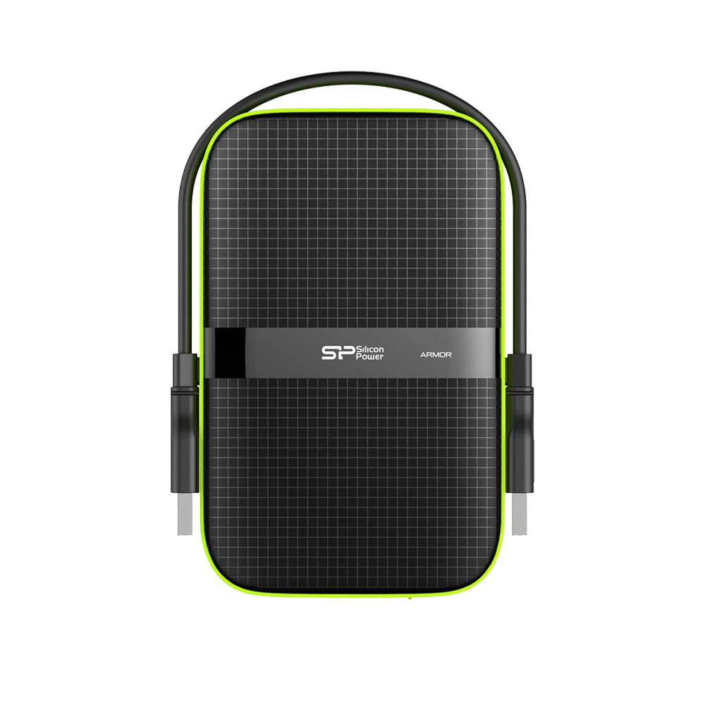 Silicon Power Armor A60 Portable External HDD Shockproof Design USB 3.0