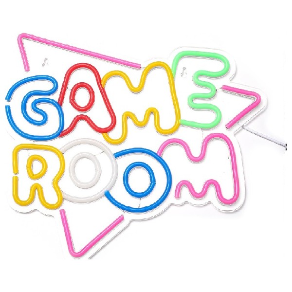 Led Neon Wall Sign game zone - Multi Color