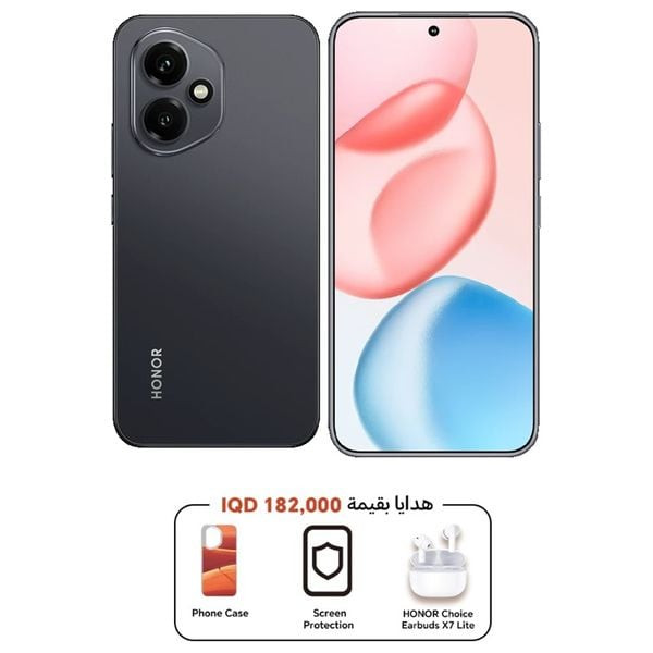 Honor 400 5G - Dual SIM - 512/12GB - 6.55 Inch - AMOLED 120HZ - Snapdragon 7 Gen 3 (4 nm) - 6000 mAh + Cover + HONOR Earbuds X7 Lite + Screen Protection