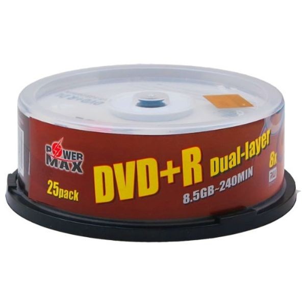 Power Max DVD+R/DL/8X/25/CAKE BOX