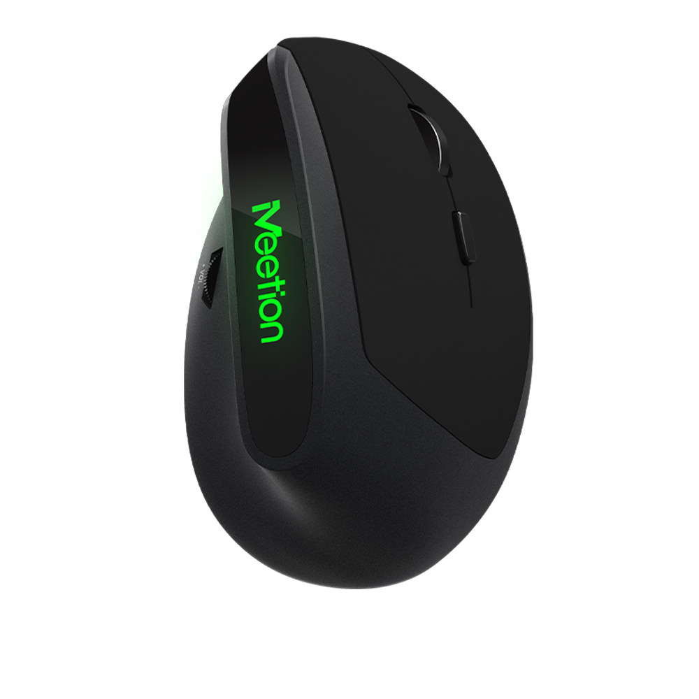 Meetion R390 Wireless Vertical Ergonomic Mouse with Adjustable DPI