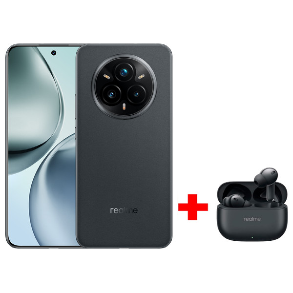 Realme 14 Pro Plus 5G - Dual SIM - 6.83 Inch - OLED - Qualcomm Snapdragon 7s Gen 3 - 5860 mAh + Realme T310 Wireless In-Ear Earbuds - Pre-Order