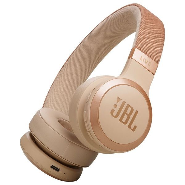 JBL Live 670NC - Bluetooth Headphone Over Ear - 2 Microphones - Up To 65 Hours - SandStone