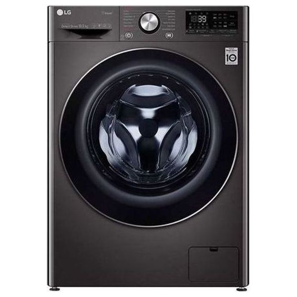 LG WV9142BRP - 10.5Kg - 1400RPM - Front Loading Washing Machine - Black