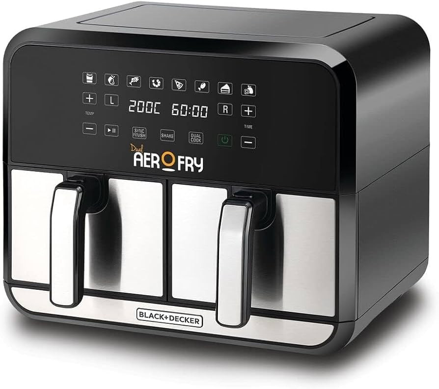 Black&Decker DZAF1700-B5 Air Fryer 8L black/silver