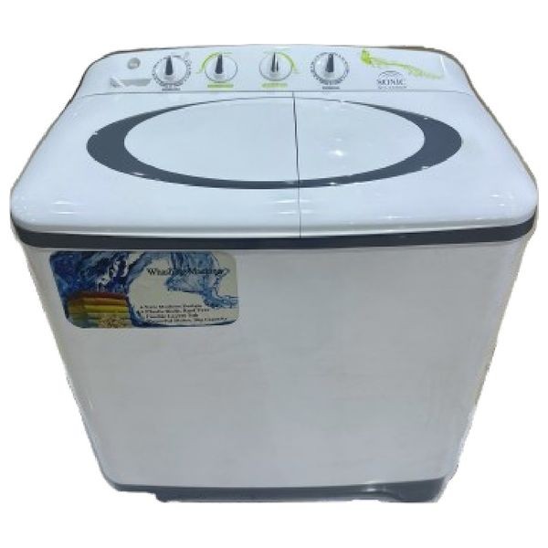 Sonic SN-25000P - 8Kg - Twin Tub Washing Machine - White