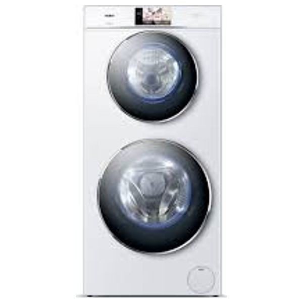 Haier HW120-B1558 - 12Kg - Front Loading Duo Washing Machine - White